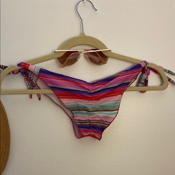 Jess Swimwear | Colorful Striped Bikini Set Size Small - Picture 4 of 8